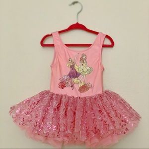 Disney Princess 3T Belle and Rapunzel Pink Tutu